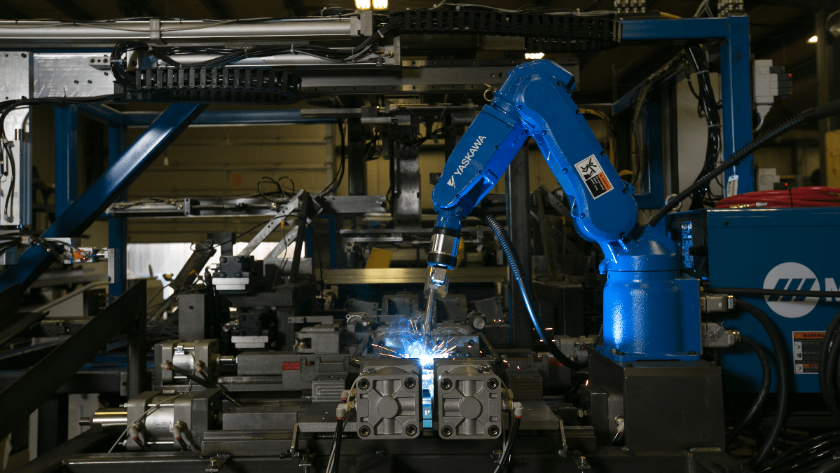 Automated Yaskawa Robotic Welding Cell