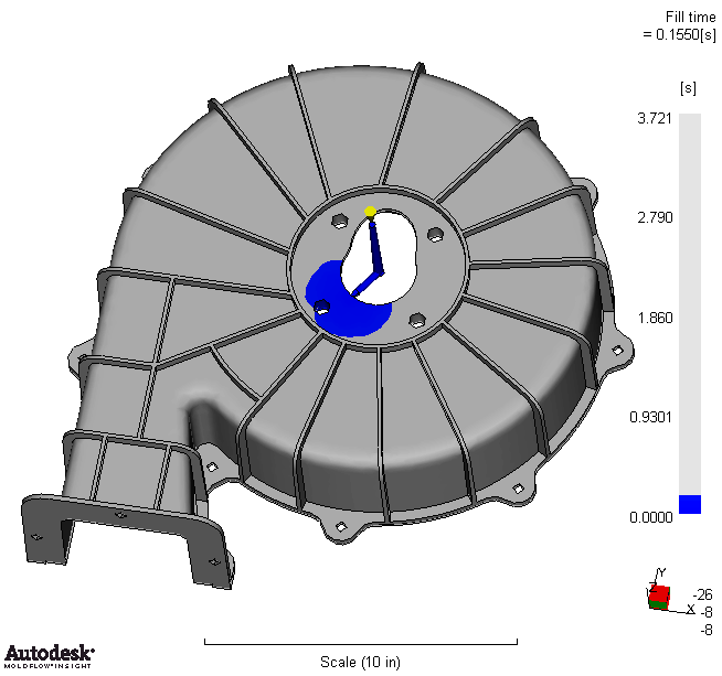Plastic Injection Mold Flow Simulation